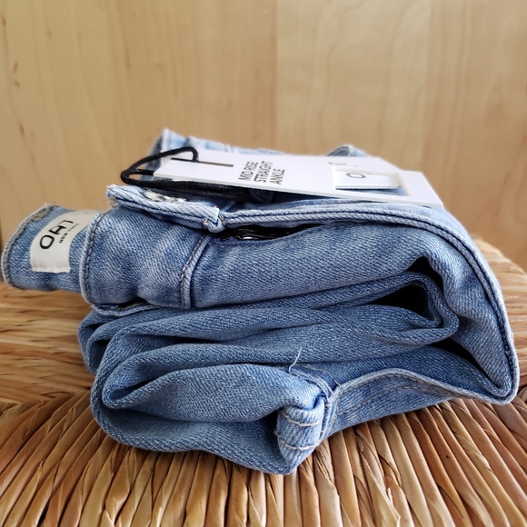 OAT Mid Rise Straight Ankle Jeans Size 25 NEW! - Picture 5 of 12